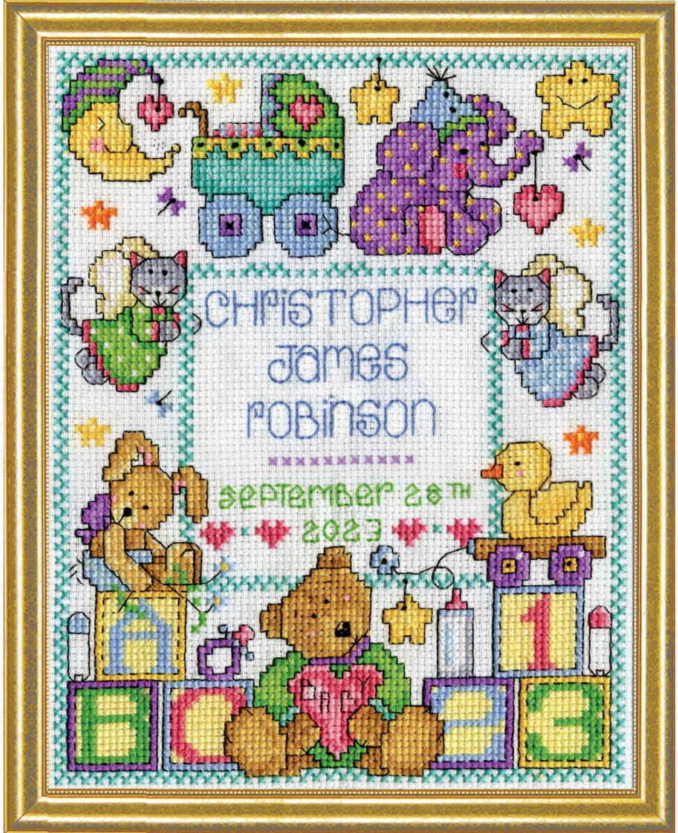 Design Works ABC Baby Sampler Counted Cross Stitch Kit