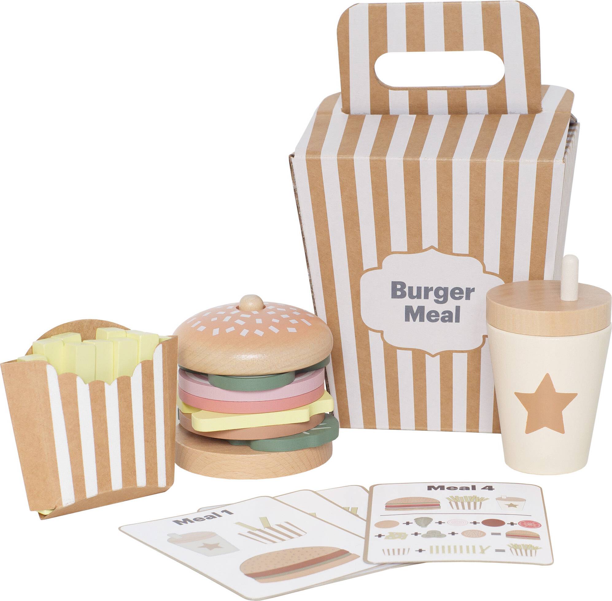 Stackable Burger Menu Golden Kids