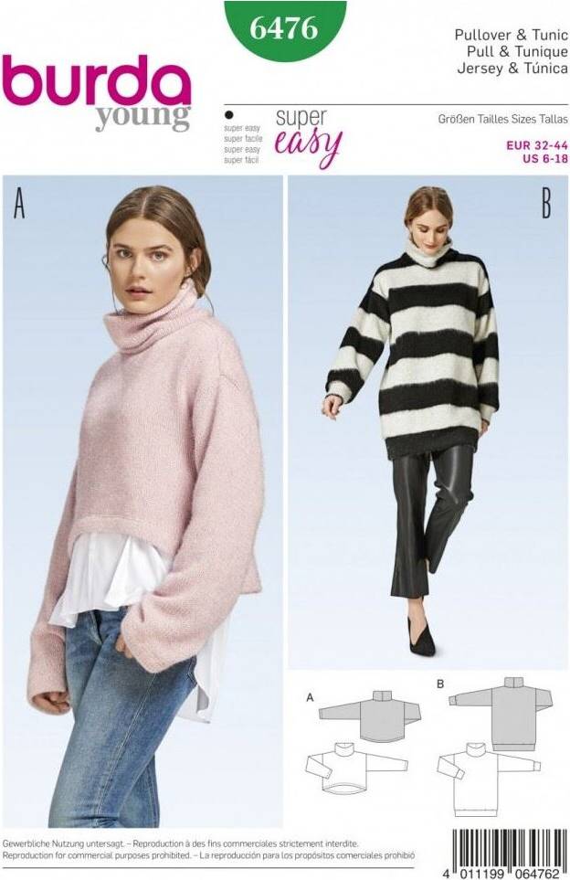Burda Style Sewing Pattern 6476