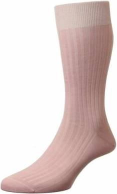 Pantherella Ribbed Cotton-Blend Socks
