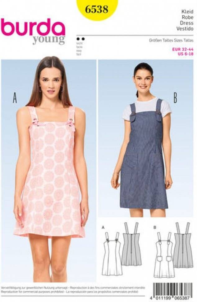 Burda Style Sewing Pattern 6538