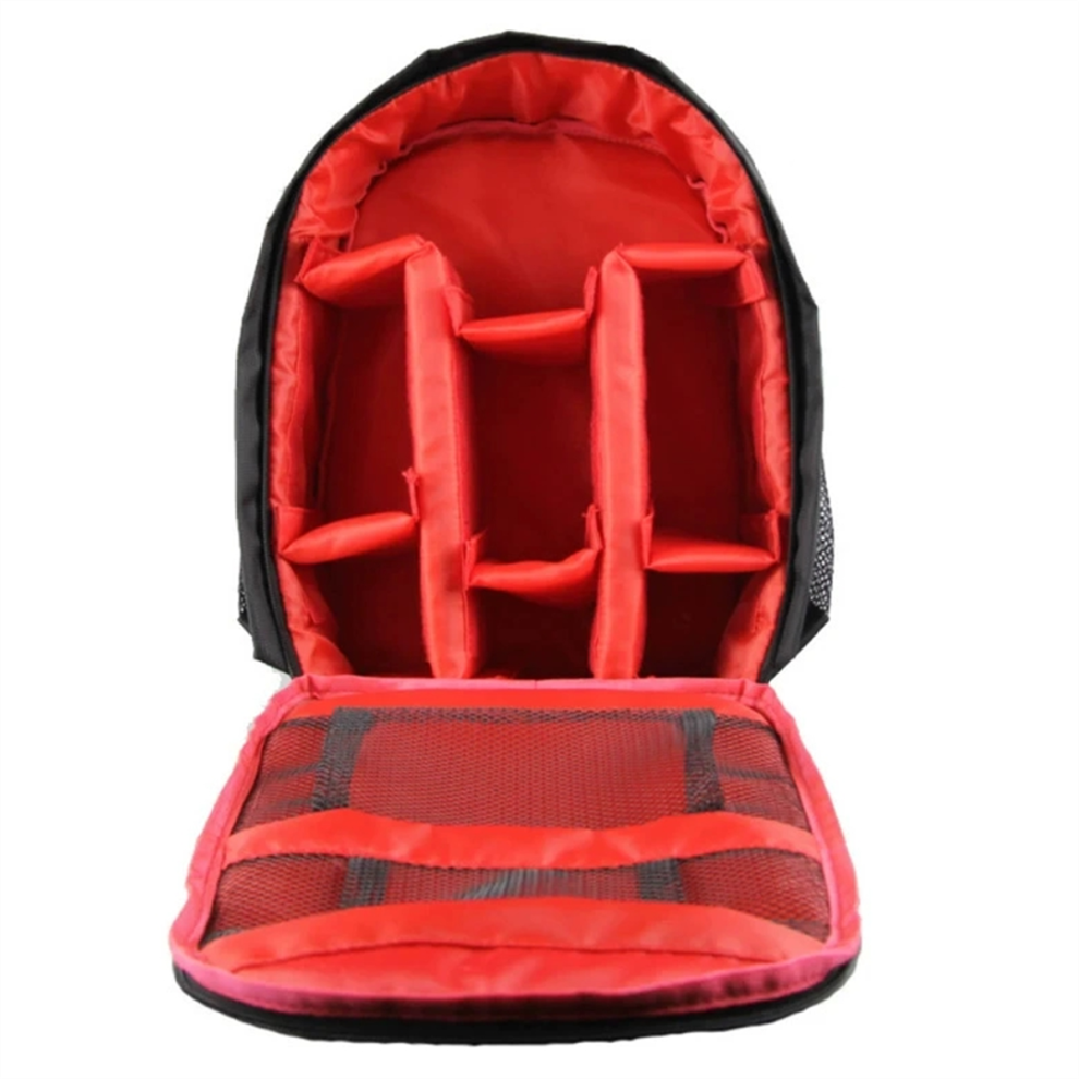 Sans Soucis Multi-Functional Digital Camera Backpack Bag Waterproof Red