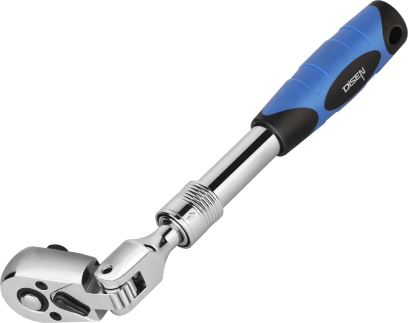 Disen 3/8 Inch Drive Extendable Ratchet Wrench