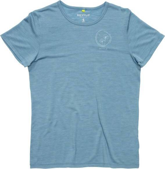 Devold Active Spring Tee Merinotröja - Skyblue