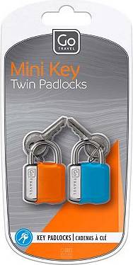 Mini Key Padlocks Blue Orange