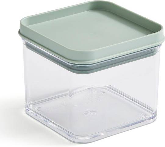 Dunelm Stackable Square Container Clear Kitchen Container 0.5L