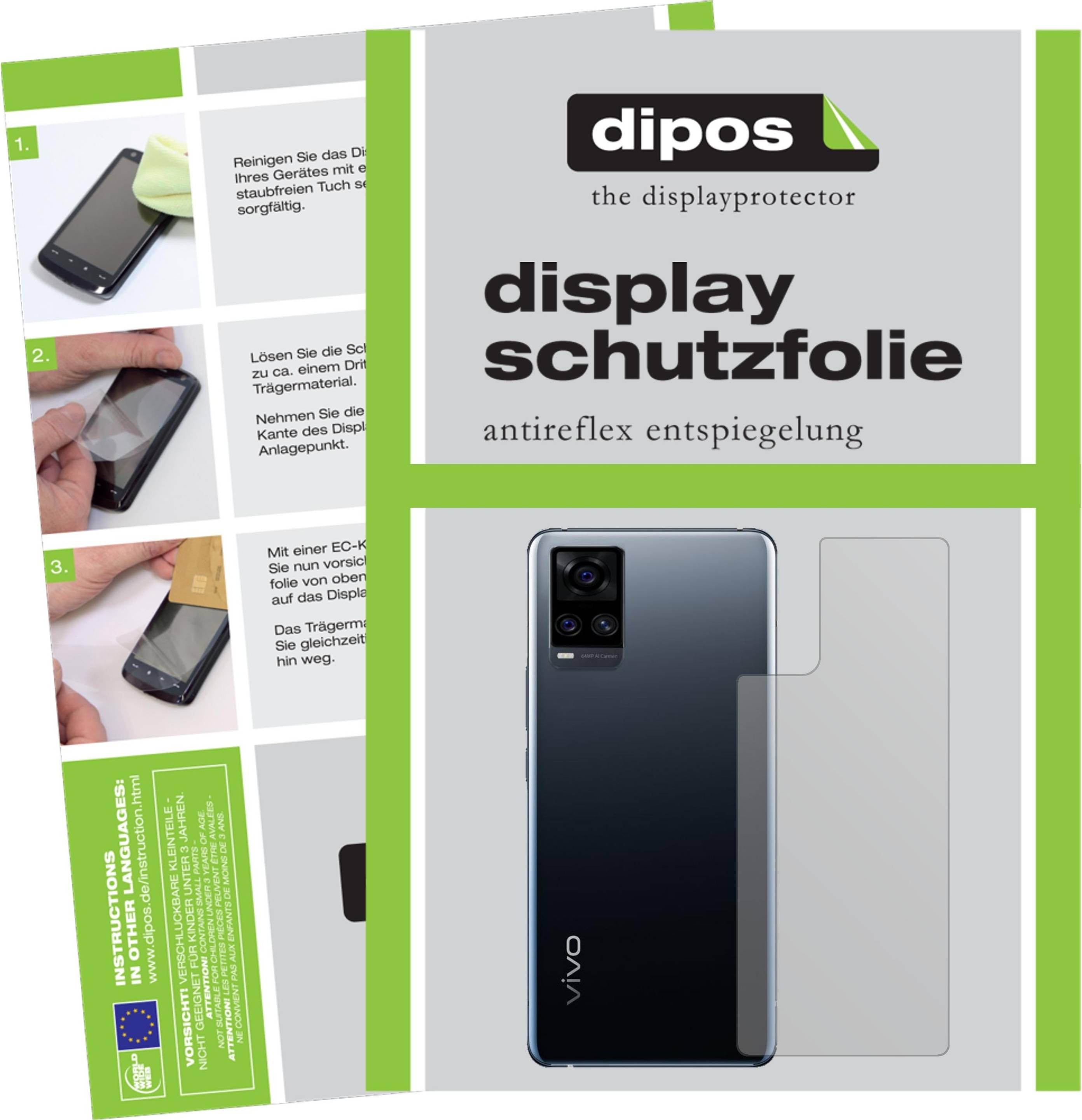 Dipos Screen Protector Vivo S7 5G Back Protection