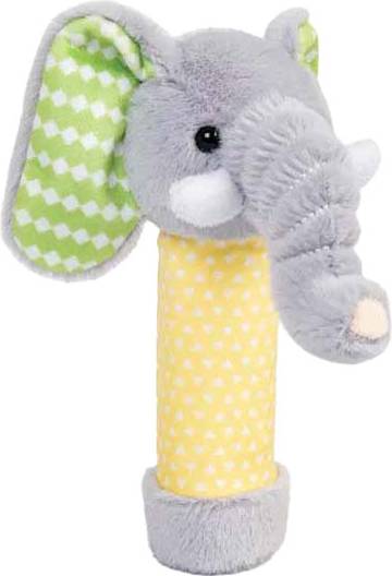 Bigjigs Elephant Plush Rattle