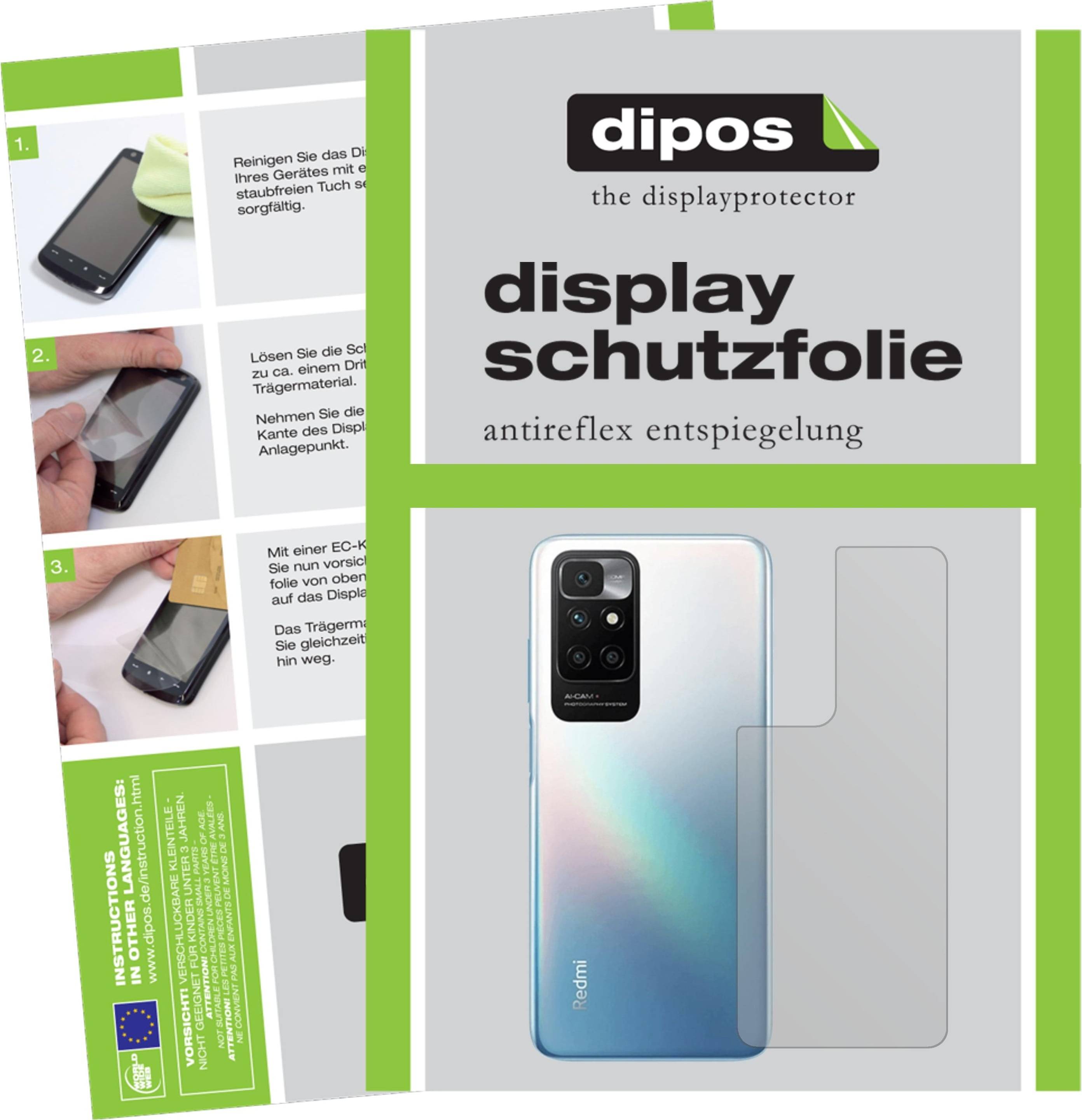 Dipos 5x Screen Protector Redmi 10 Back