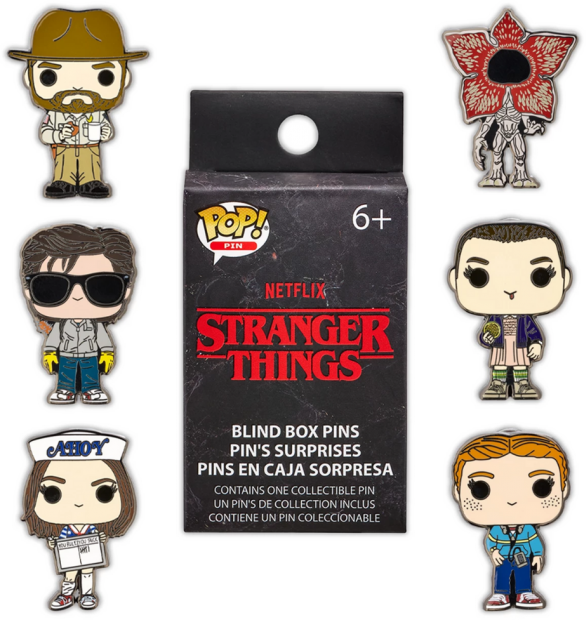 Funko Characters Blind Box Pin Set Display