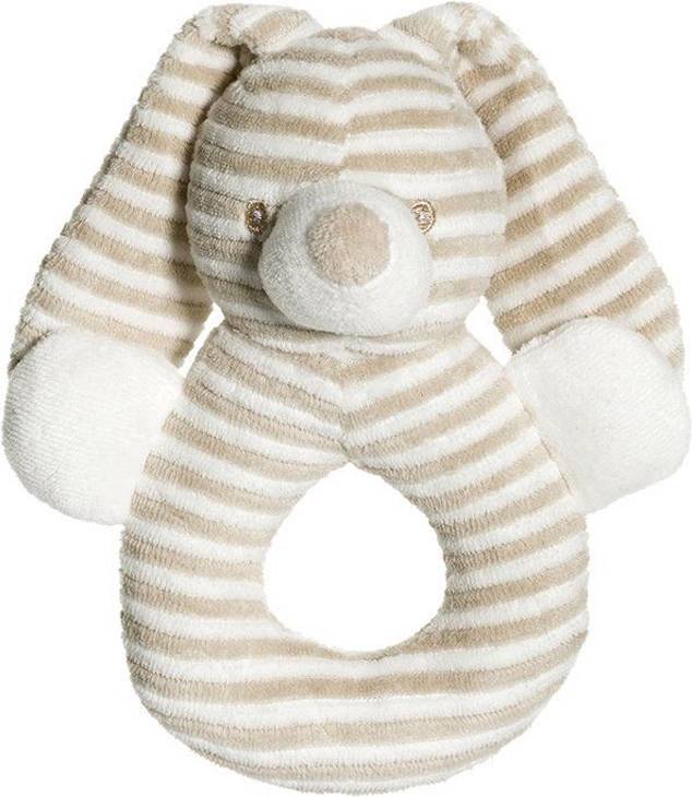Teddykompaniet Kanin Rangle Beige