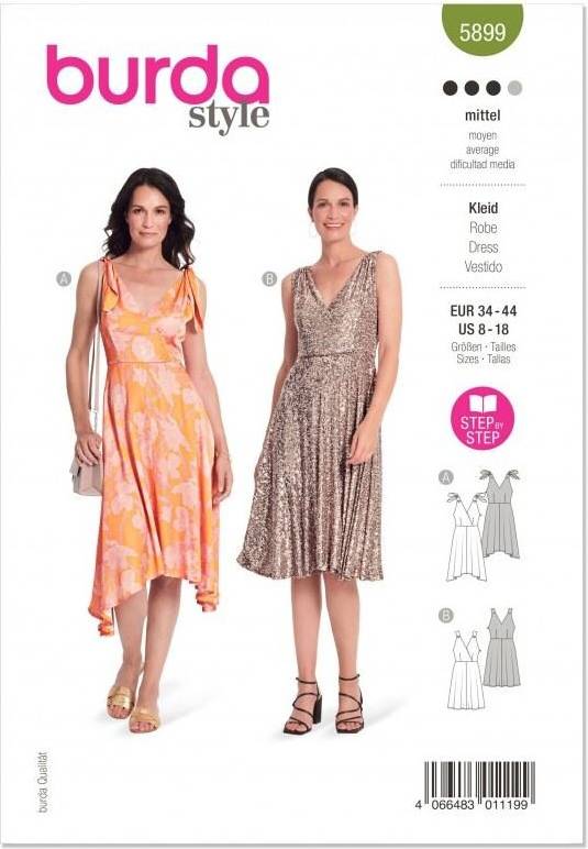 Burda Style Paper Sewing Pattern 5899