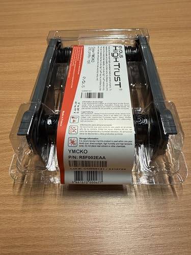 Evolis R5F002EAA Printer Ribbon - Black/Blue/Red Yellow