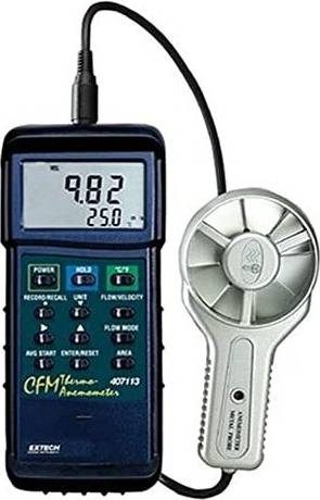 Extech 407113 CFM Metal Vane Anemometer