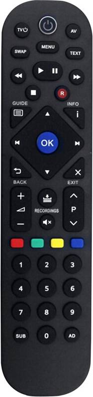 Tlily Replace T2-R Remote Control for Freeview HD Recorder