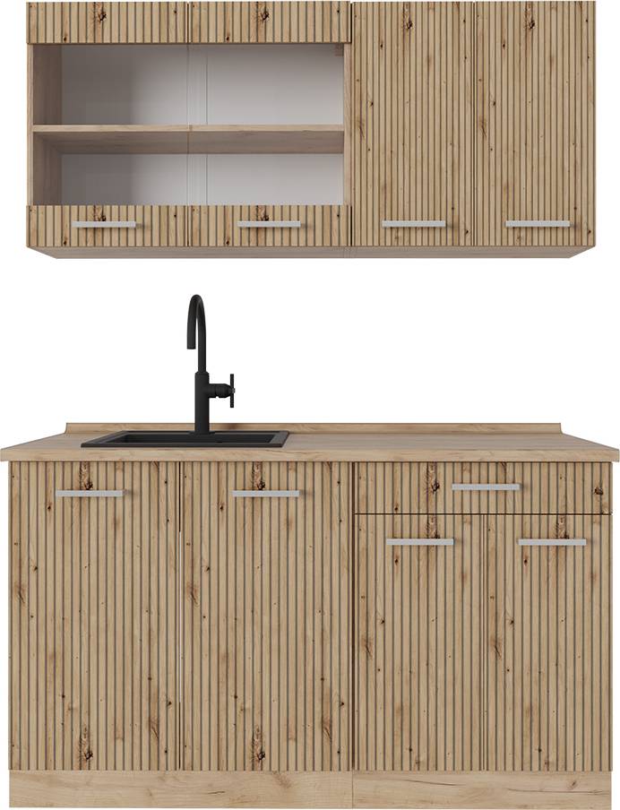Vicco Singleküche R-Line - Marmor