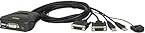 Kvm switch hdmi usb Aten CS22D KVM DVI USB Télécommande
