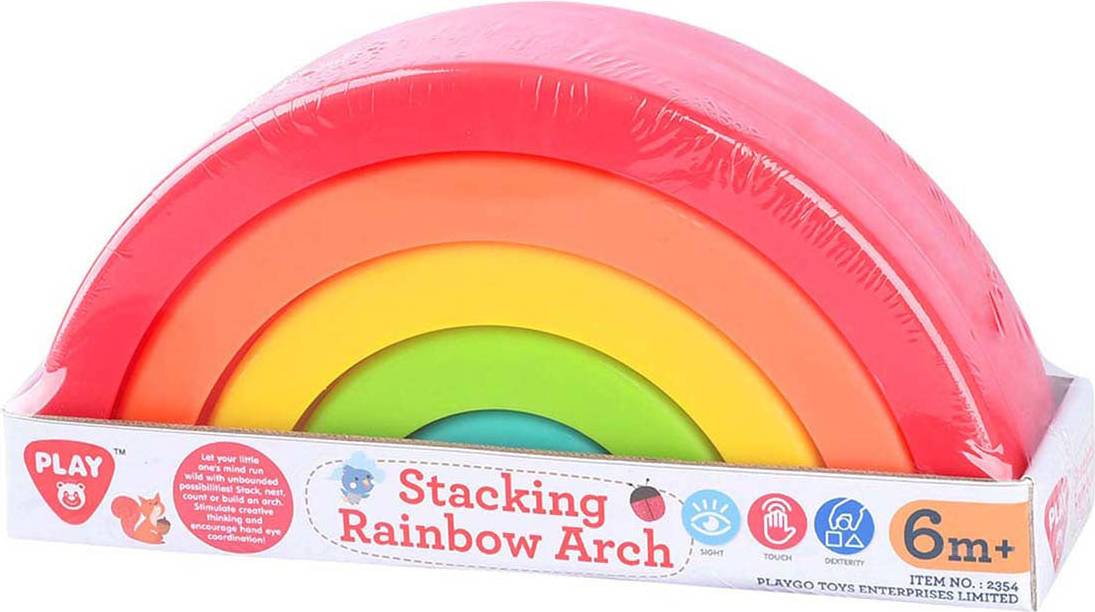 Play Stack Rainbow Color 5pcs