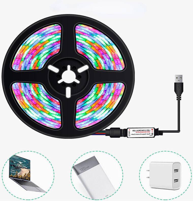 RGB LED Dimmable Non-waterproof 2835 Lamp 24Keys Remote Control