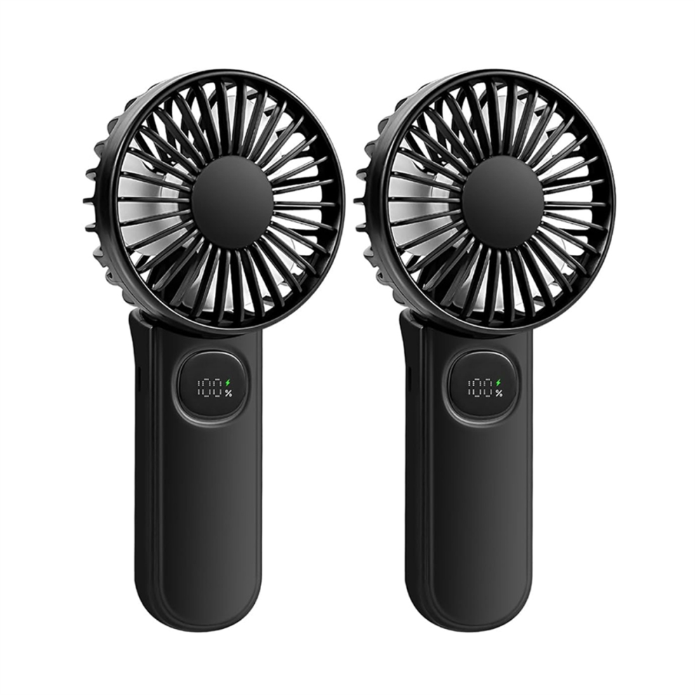 Typecat 2PCS Mini Handheld Fan 5-Speed 180 Foldable