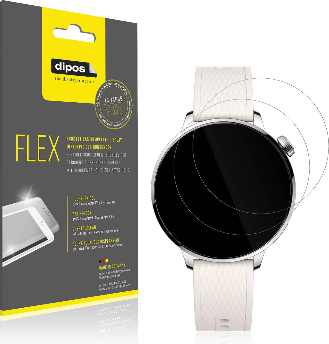 Dipos 2x Screen Protector for Oppo Watch X2 Mini