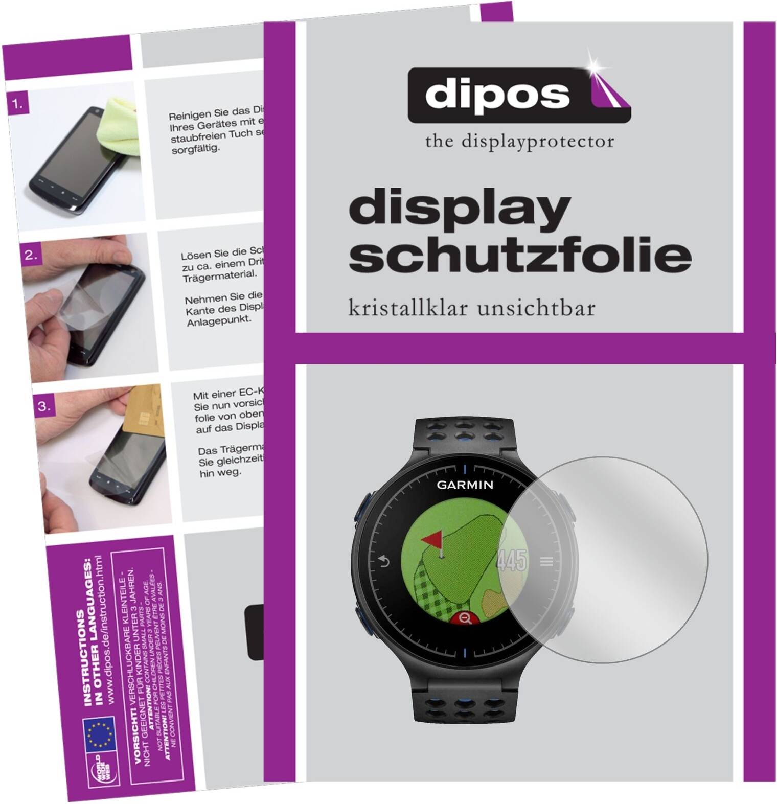 Dipos 6x Screen Protector for Garmin Approach S5 Protection Crystal Clear