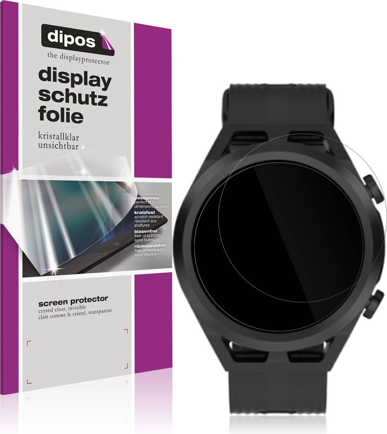 Dipos 6x Screen Protector for Blackview R8 Pro Smartwatch Protection Crystal Clear