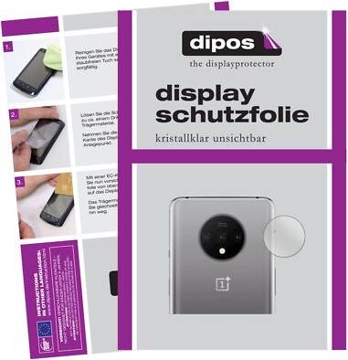 Dipos 2x Screen Protector for OnePlus 7T Camera Lens Protection Crystal Clear