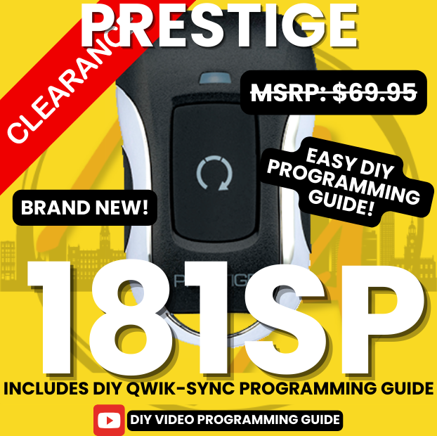 181SP Replacement Remote Qwik-Sync DIY Programming Guide
