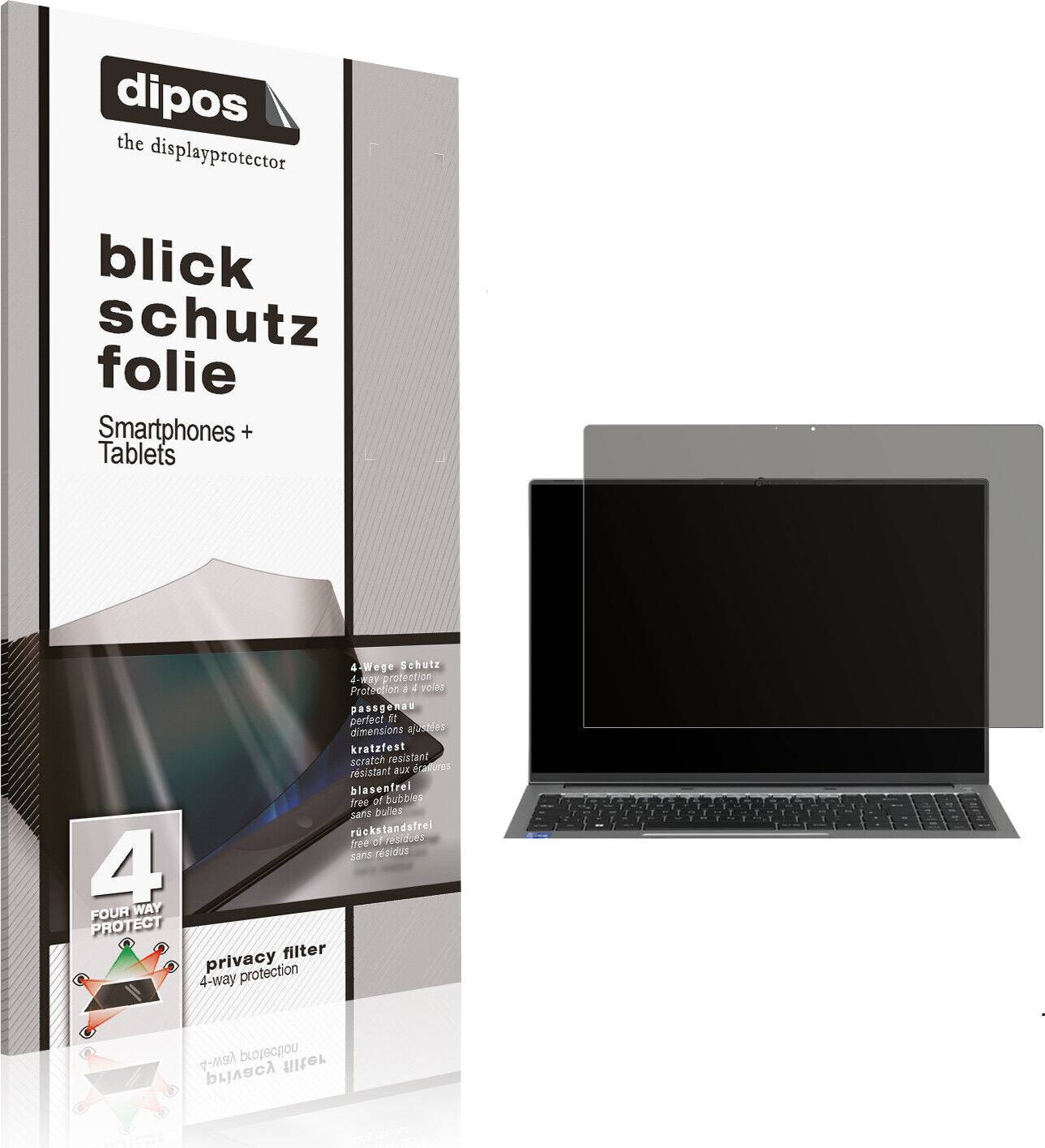 Dipos Screen Protector for CSL Revolve C16 Privacy Filter