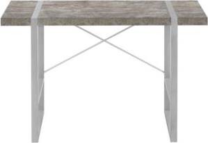Compact computer desk SlickBlue Compact Computer with Sturdy Metal Frame Silver 23 Writing Desk