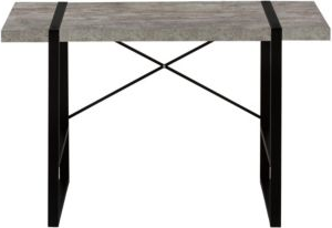 Compact computer desk SlickBlue Compact Computer with Sturdy Metal Frame Grey 23 Writing Desk