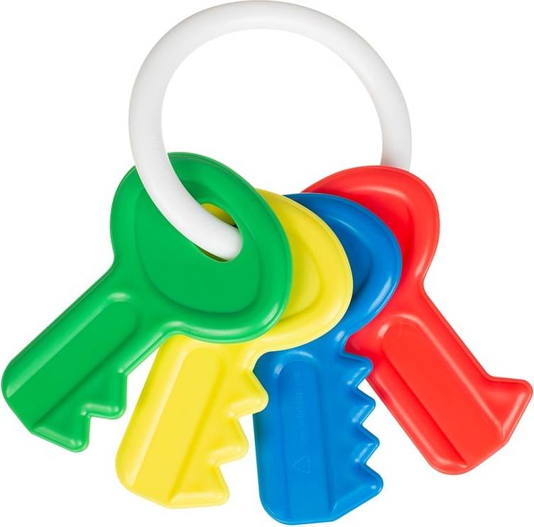 Baby Rattle Keys Dark