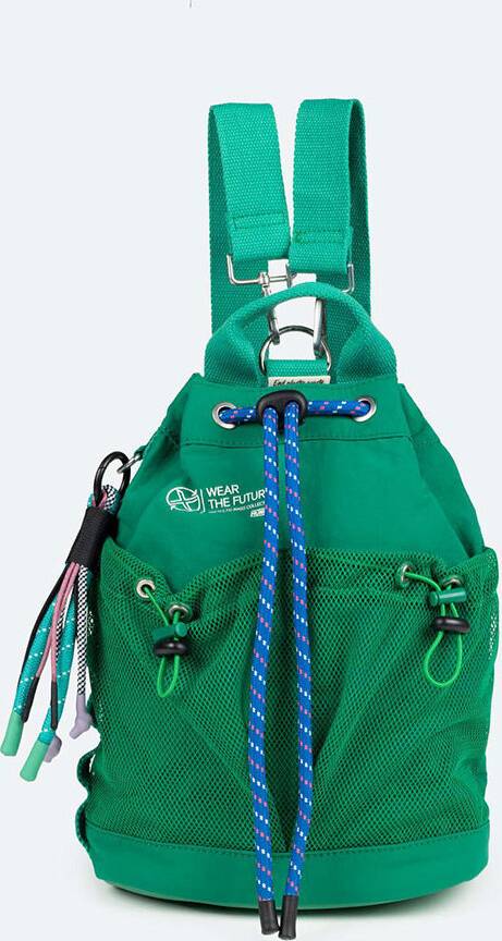 Munich Deep Recycled Drawstring Rucksack - Grün