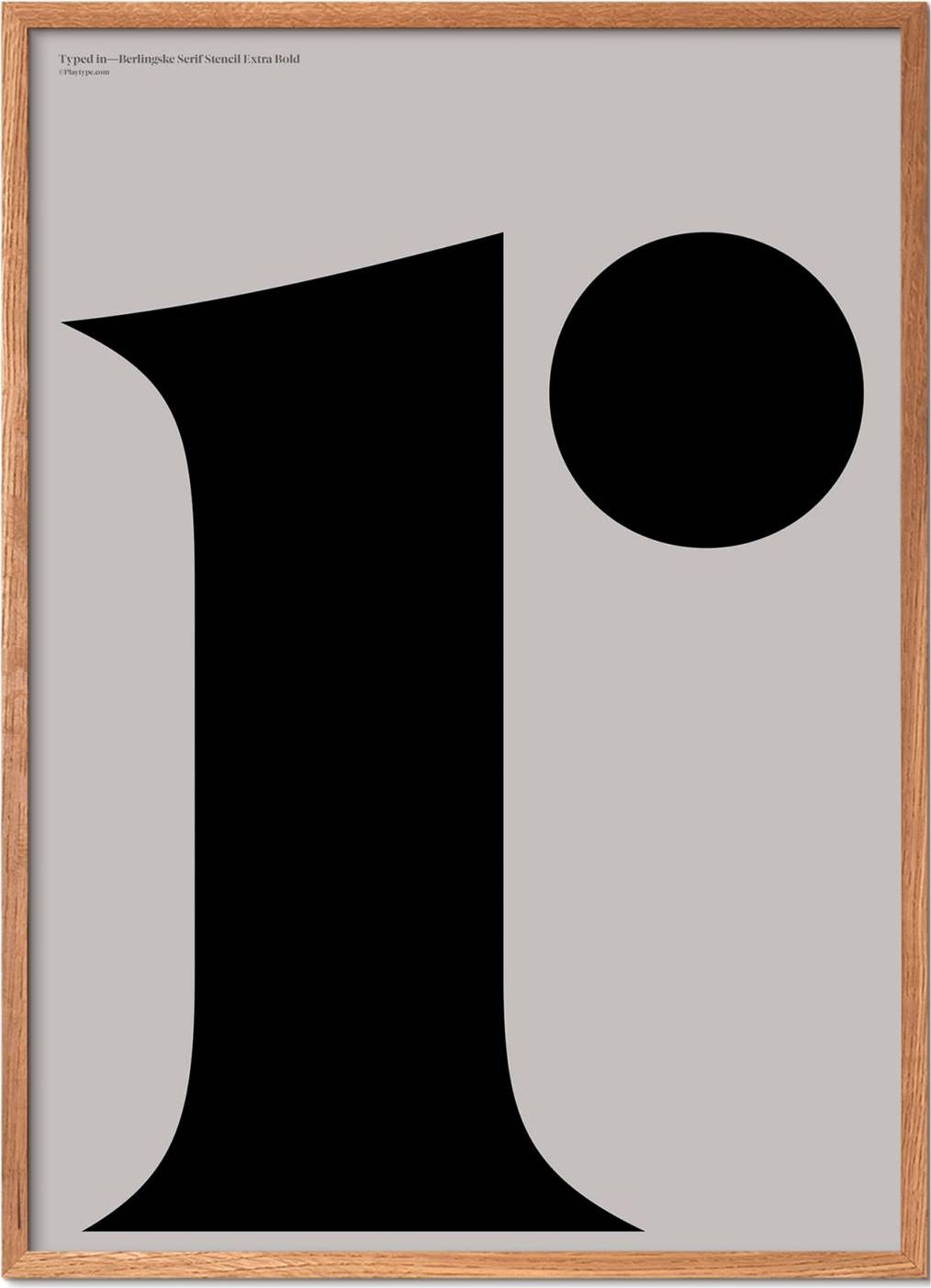 Poster & Frame Berlingske-R Multi Patterned 70x100 cm Poster 70x100cm