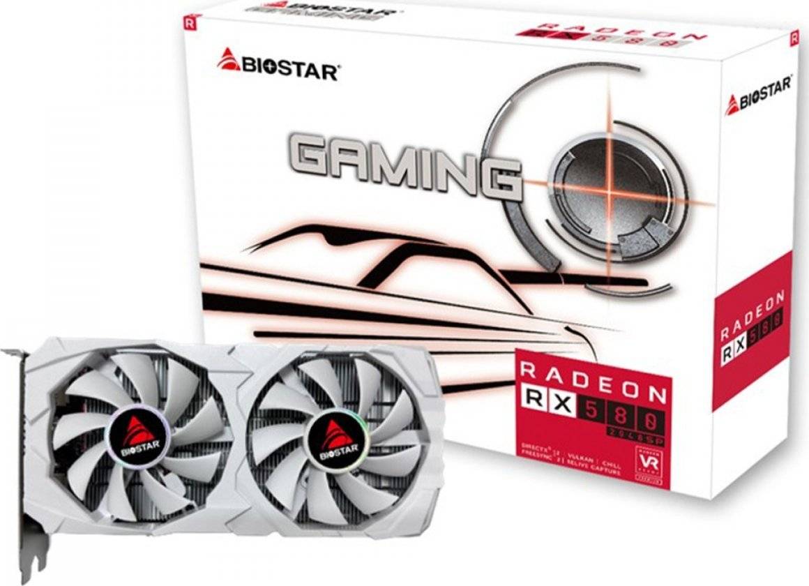 Biostar Radeon RX 580 8 GDDR5 Graphic Card