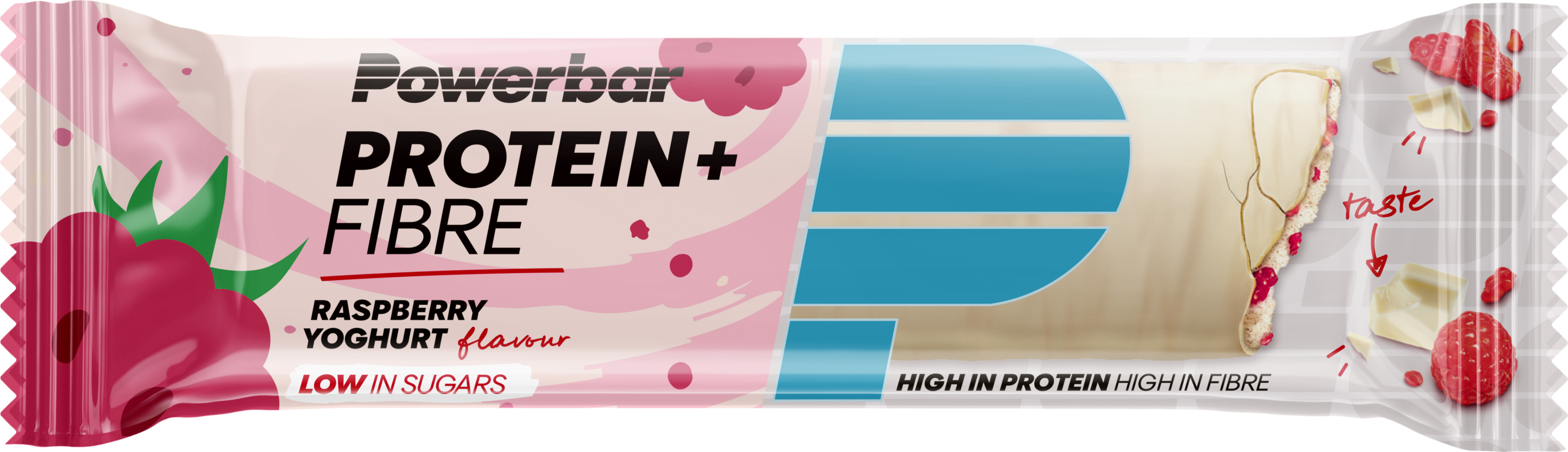 35g Proteinplus Fibre Raspberry Yogurt Energy Bar 1 Unit One Size Blue