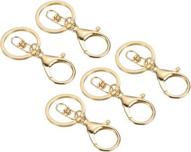 Uxcell Key Chain For Keys - Gold
