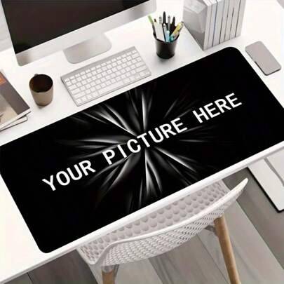 Large mouse pad Shein Customizable Large Mouse Pad With Non Slip Rubber Base