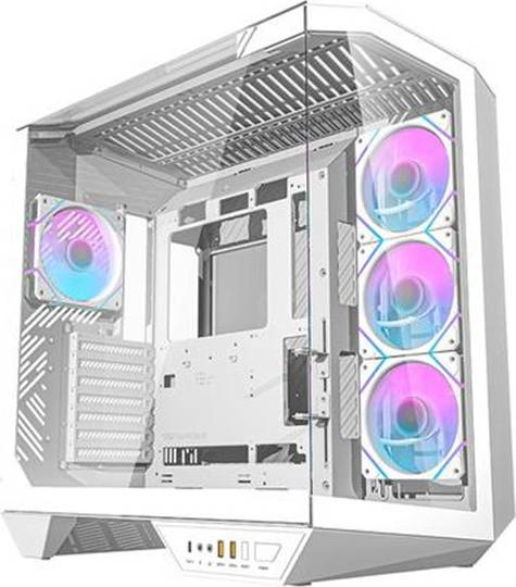 darkFlash DY470 Computer Case with 4 Fans and GPU Bracket