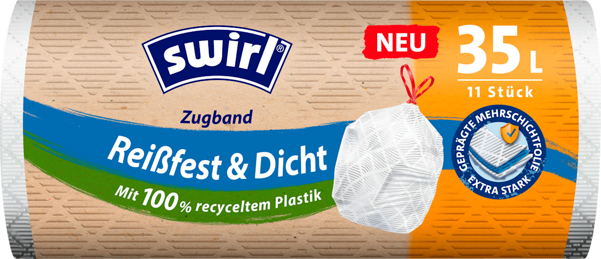 Garbage Bags Drawstring 35L 11pcs