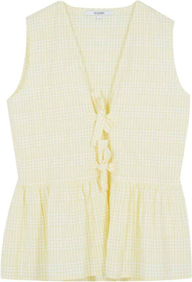 Cop Check Top - Yellow