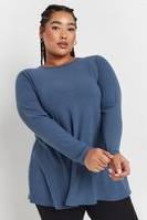 Yours Ribbed Swing Top - Blue