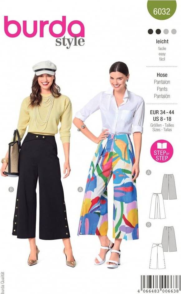 Burda Style Sewing Pattern 6032