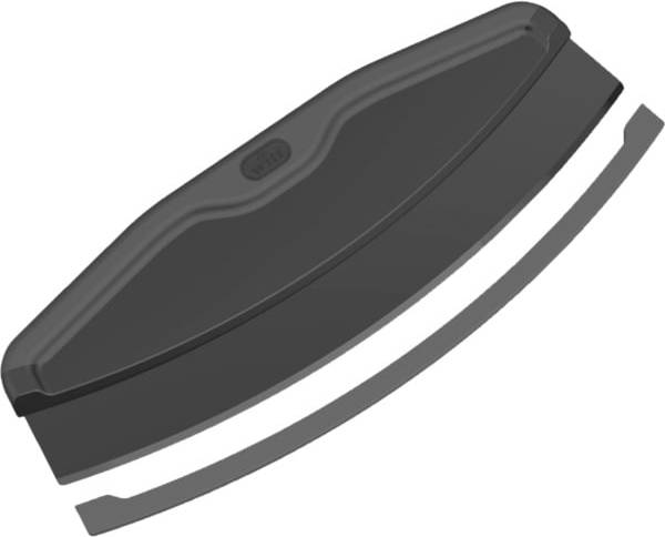 Pizza Rocker Cutter Black