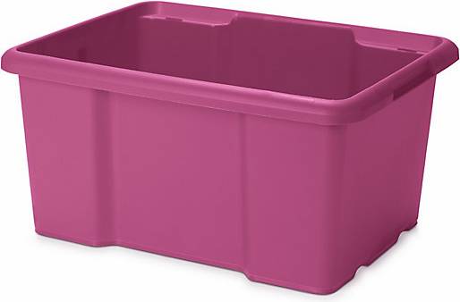 Fitty Pink 26L Plastic Stackable