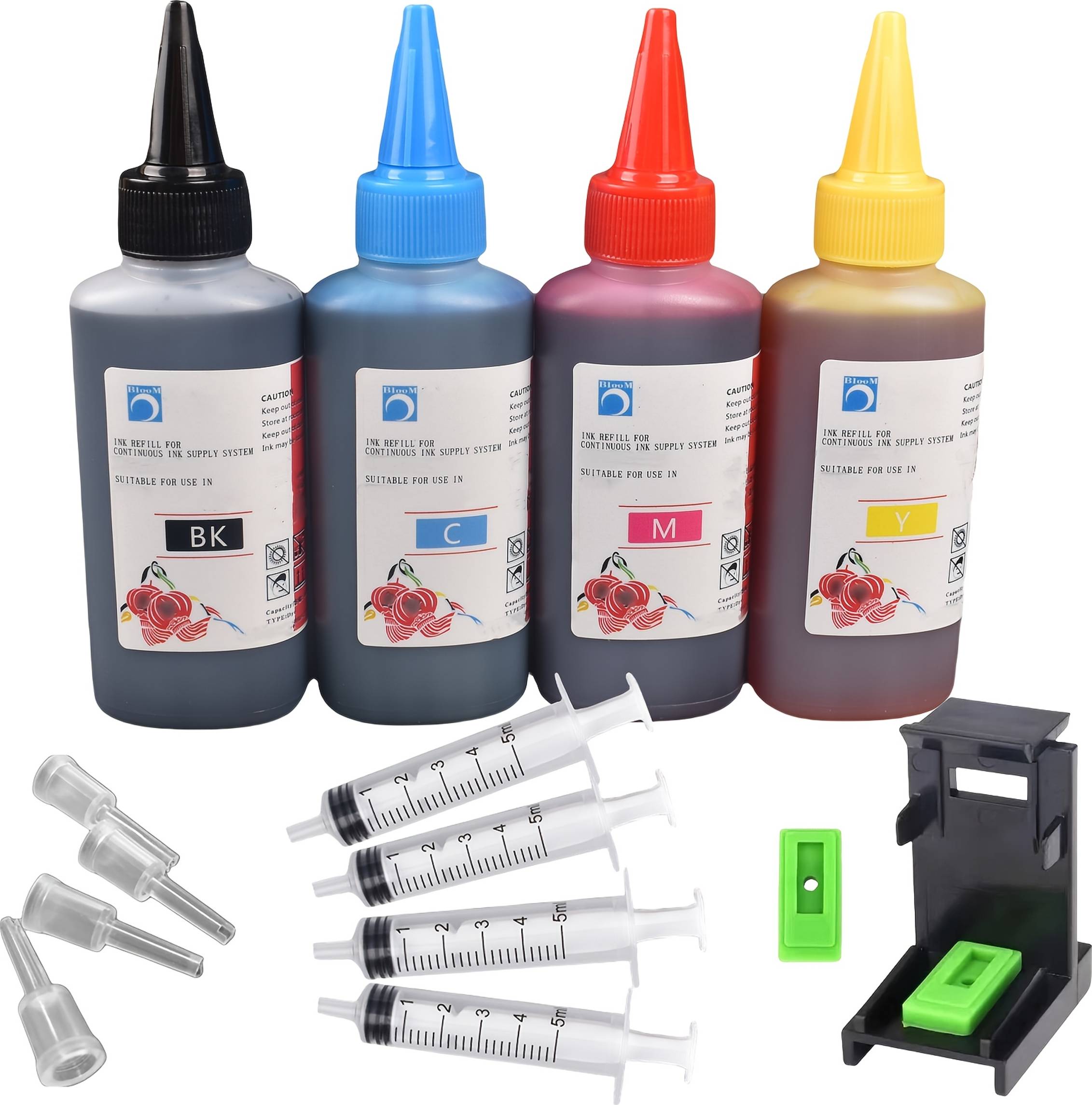 Temu 4ink Refill Ink Kit For Ink Cartridge - 100ml