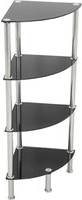 Corner shelf unit AVF S64-A 4-Tier Corner Unit Shelving System