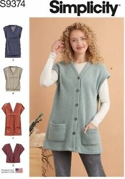 Simplicity Paper Sewing Pattern 9374