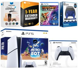 Playstation 5 pro Sony PlayStation 5 Slim Disc Astro Bot Rachet and Clank Bundle